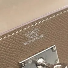 Hermes Kelly To Go Wallet Etoupe #RC355 4