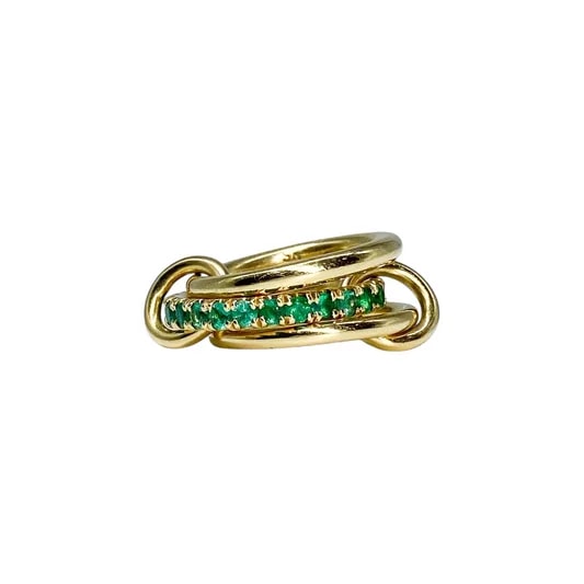 Spinelli Kilcollin Gold Emerald Petunia Ring — Jewelry — resale