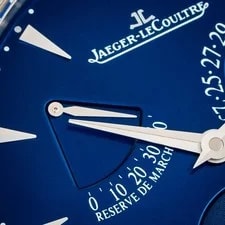 Jaeger-LeCoultre Master Ultra Thin Réserve de Marche Blue Dial Q1378480 B&P 2