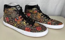 Vans the Lizzie Armonto Dark Floral VR3 Cush Mid Lace Up Skater 10 /W 2