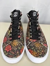 Vans the Lizzie Armonto Dark Floral VR3 Cush Mid Lace Up Skater 10 /W 3
