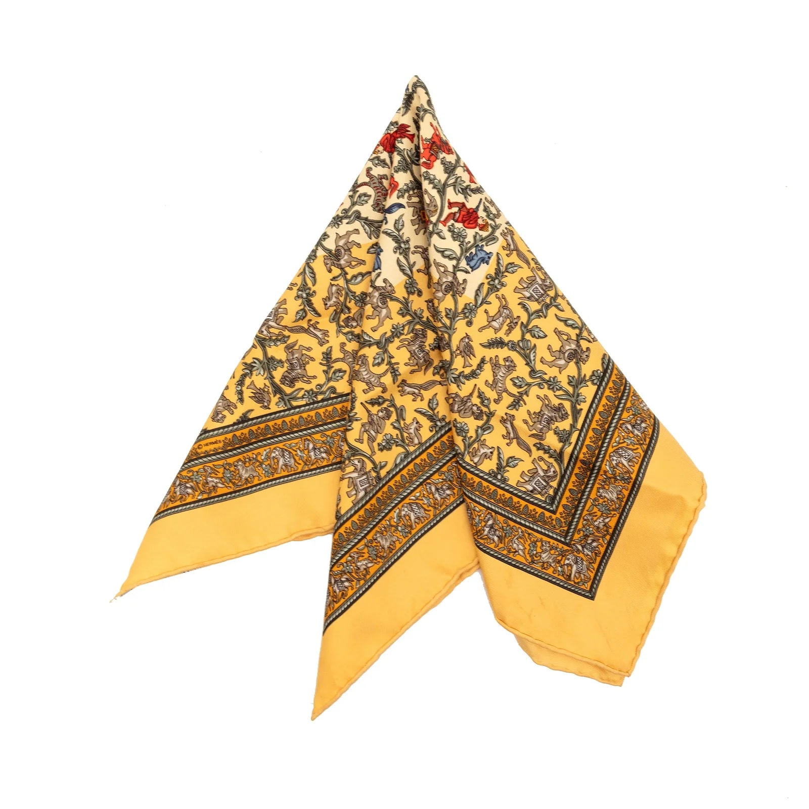 Hermès — Chasse En Inde Scarf 42 — Accessory — resale
