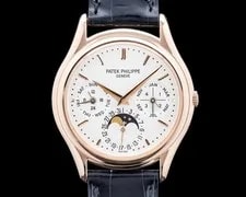 Patek Philippe — Patek Philippe 3940R-011 3940R Perpetual Calendar 18K Rose Gold Silver Dial — Watch — resale