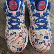 Asics Gel-Cumulus 23 4th of July USA AOP Size 9 011B280 Running 3