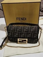Fendi — Fendi Mini Baguette Hardware Open Box — Handbag — resale