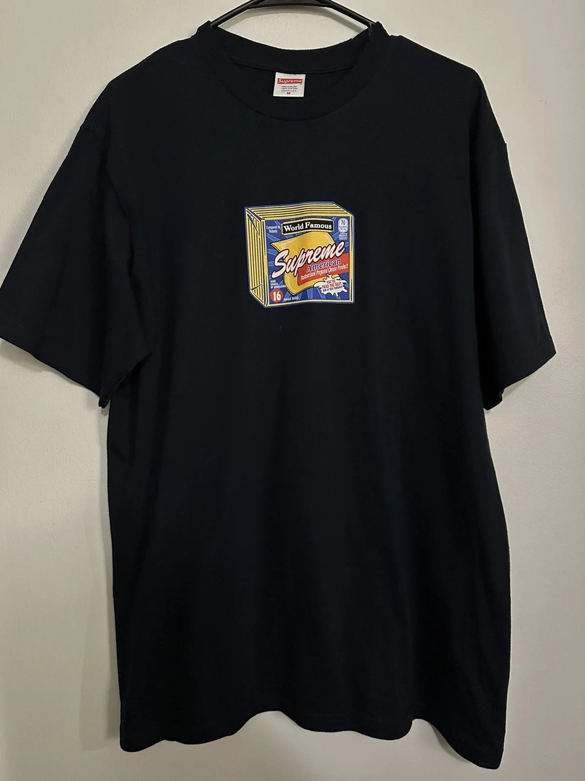 Supreme — Supreme Cheese Tee — streetwear — resale