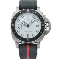 Panerai Submersible Lunar Rossa 42mm PAM01579 Stainless Steel / Rubber mensW... 2