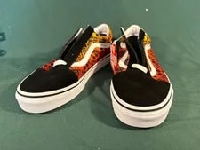 Vans Logo Classic Slip-On Colorful Size 9 Comfort Skate Shoe 3