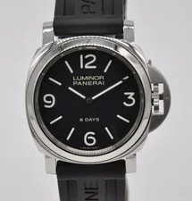 Panerai — Panerai Luminor Base 8 Days Steel Black PAM00560 Manual Winding — Watch — resale