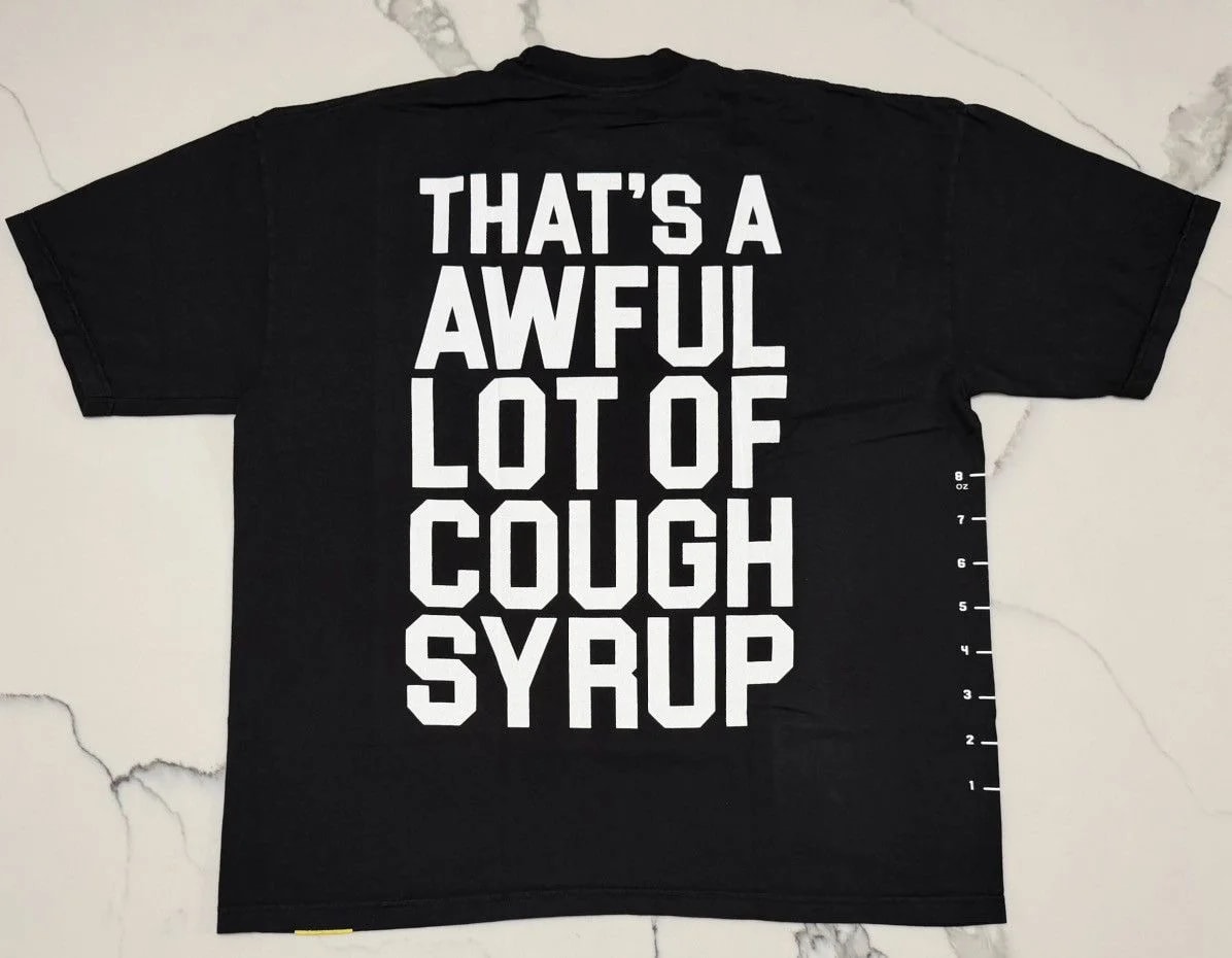 That’s A Awful Lot of Cough Syrup Shirt Size XL NEW — streetwear — resale