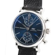 IWC Portofino Chronograph Laureus Sport for Good IW391408 Watches / Blue Mec... 2
