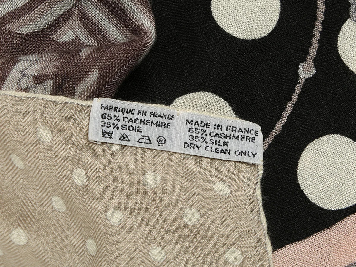 Hermès Clic-Clac À Pois Shawl Shawl 140cm 4