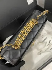 Chanel 23P Flap With Cut-Out Logo Handle(Base Length: 22cm) 2