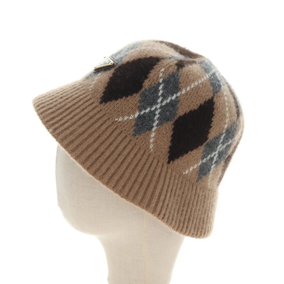 Prada Triangle Logo Bucket Hat & Head Accessory 4