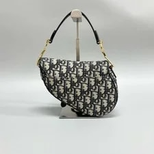 Dior Saddle Embroidered Monogram Print Magnetic Buckle - Very Good #6B15X4 2