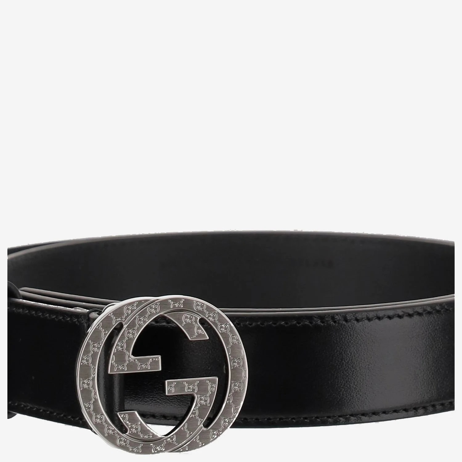 Gucci GG Engraved Logo Buckle Belt — 3