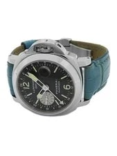 Panerai LuminorGMT 44mm PAM00088 Stainless Steel Leather With Box #TW2137 2