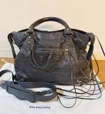 Balenciaga — Balenciaga 2way Dark Velo W Mirror/Strap/Authentic — Handbag — resale