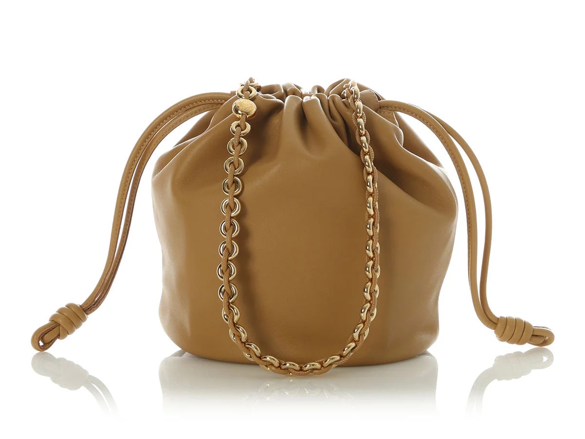 Loewe Medium Sahara Flamenco Bucket 4