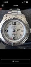 Breitling — Breitling Stainless Steel . White Mother-of-pearl Dial With Diamond Hour — Watch — resale