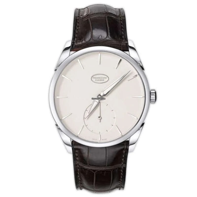 Worldofluxuryus — Parmigiani Fleurier Tonda 1950 18K White Gold Leather `s — Watch — resale
