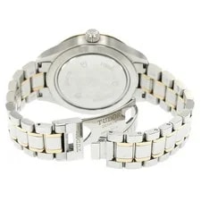 Tudor 12503 Style YG Combo 3P Diamond Auto From Japan 4