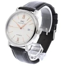 IWC Portofino IW356517 40mm SS Silver Dial Automatic Date #C12628 2