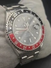 Rolex Oyster Perpetual Date Gmt Coke Bezel 40mm Black Date Dial 16760 2