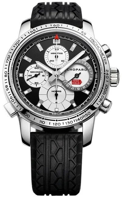 Worldofluxuryus — Chopard Mille Miglia Chronograph Limited Edition Stainless Steel `s — Watch — resale
