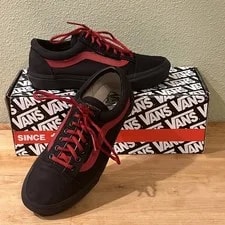 VANS — AFI Old Skool Vans Shoes ’s Size 7 With Box & Extra Laces A Fire Inside 2003 — Sneaker — resale