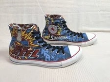 Converse — Converse Chuck Taylor All-Star Hi Superman DC Comics Man of Shoes ’S 10 — Sneaker — resale