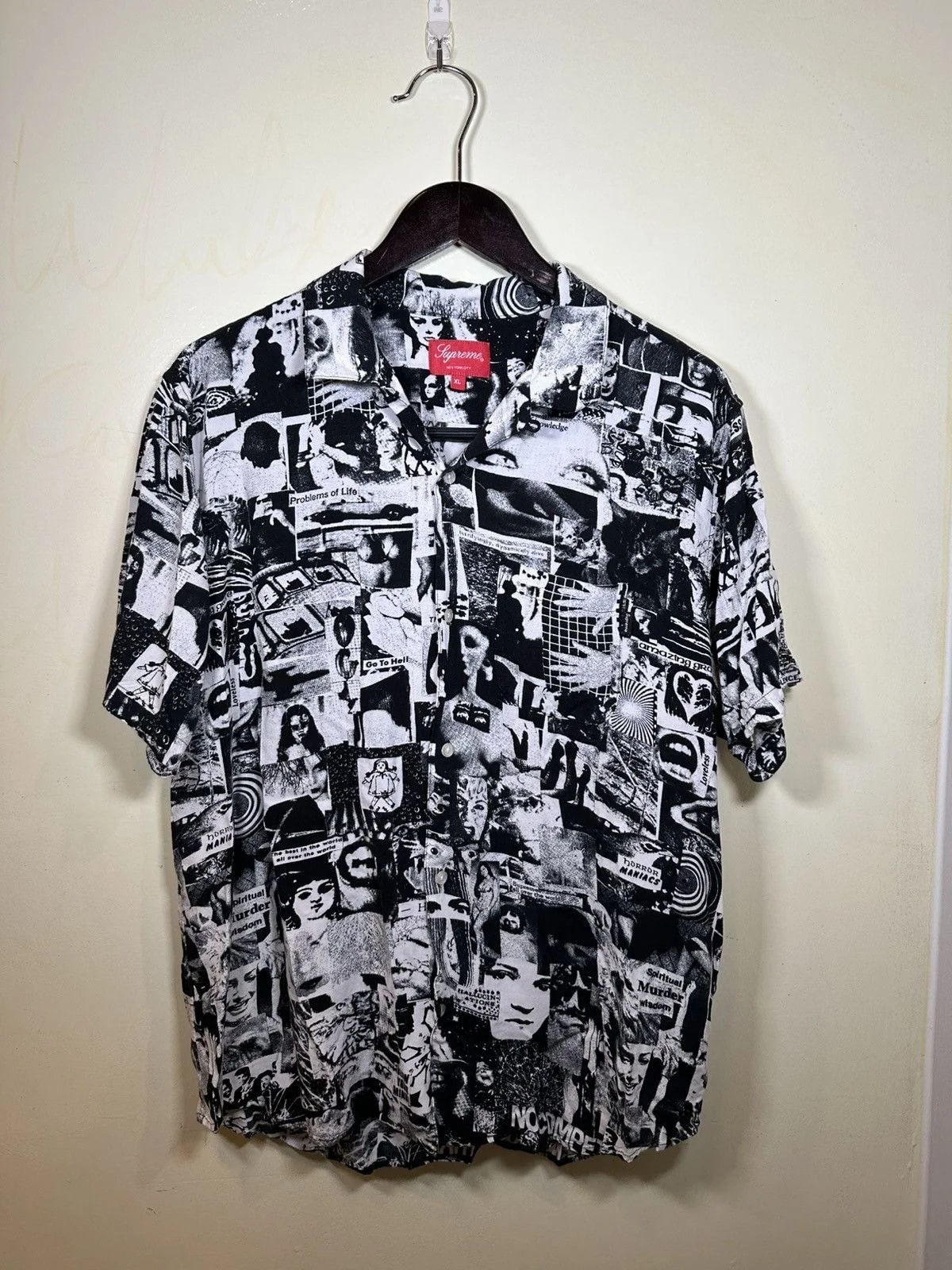 Supreme — Supreme Vibrations Rayon Shirt — streetwear — resale