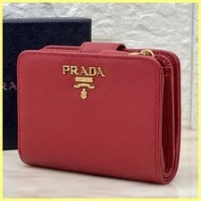 Prada — Prada Logo Bi Fold Wallet A129 From Japan — Handbag — resale