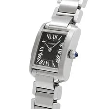 Cartier Tank W51026Q3 ( 2384) 25mm Stainless Steel Black #WW2582 2
