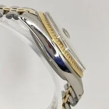 Rolex Datejust 36mm Two Tone 18K Gold Fluted Bezel Jubilee Bracelet 1601 Pie Pan 3