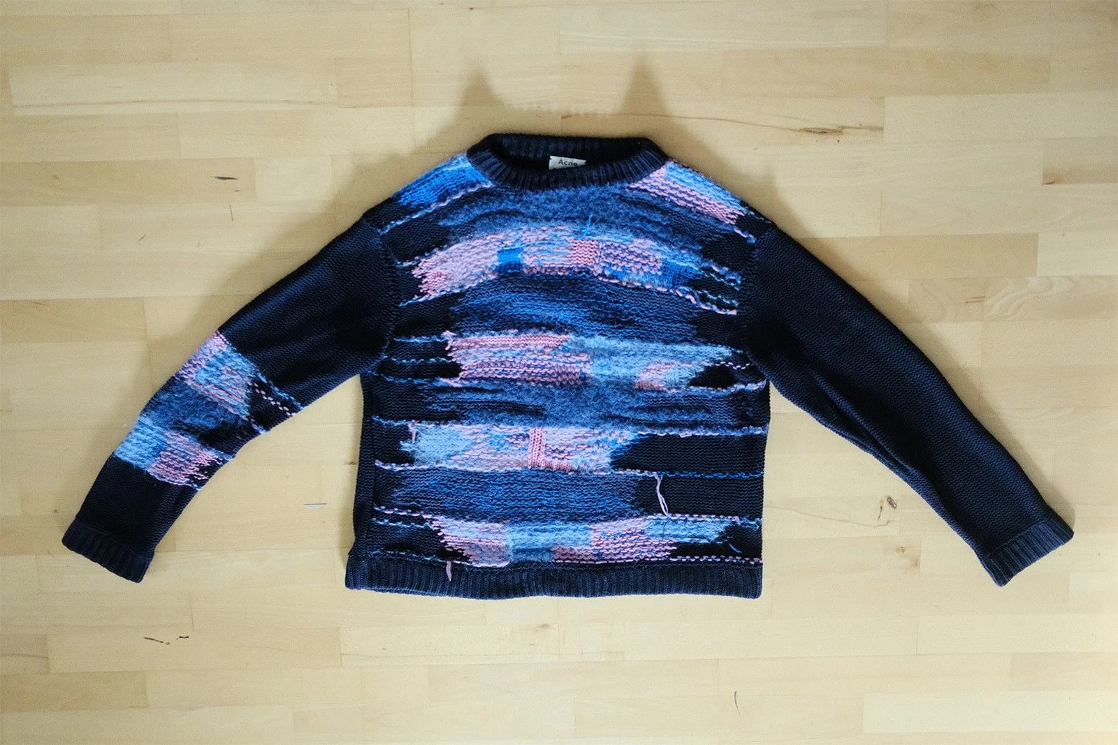 Acne Studios — Acne Studios Irregular Striped Sweater — streetwear — resale