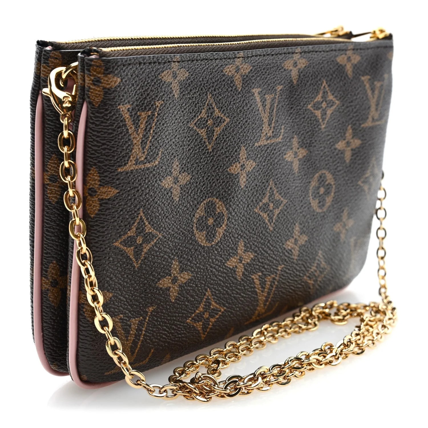Blooming Flowers Double Zip Pochette 3