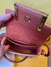 Fendi Micro Bucket Nano Baguette Beaded Charm W Box 4