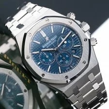 Audemars Piguet Royal Oak Blue Dial Stainless Steel Chronograph 41mm 26320ST 3