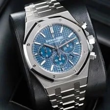 Audemars Piguet Royal Oak Blue Dial Stainless Steel Chronograph 41mm 26320ST 4