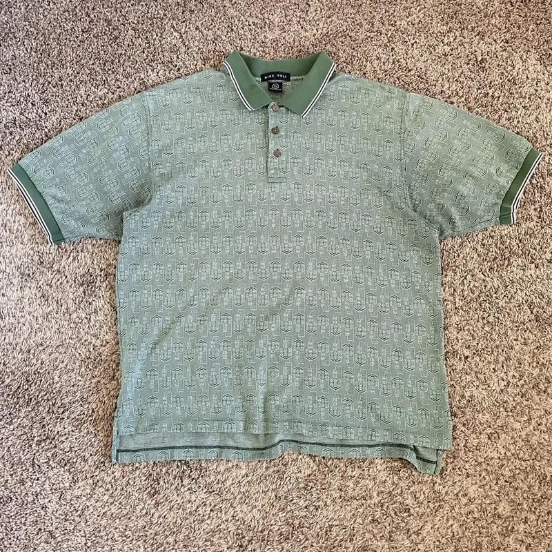 Nike — Nike Golf Polo XL 90s Swoosh Tiger Woods — streetwear — resale