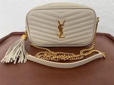 Saint Laurent — Yves Saint Laurent ($1850) Mini Lou W/ Chain & Tassel — Handbag — resale