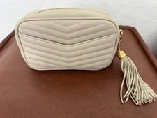 Yves Saint Laurent ($1850) Mini Lou W/ Chain & Tassel 2