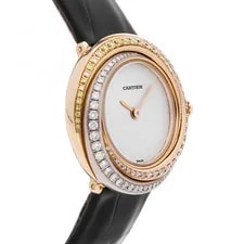 Cartier Trinity Tri Color Gold Diamond Set 27mm Quartz Strap WG200541 3