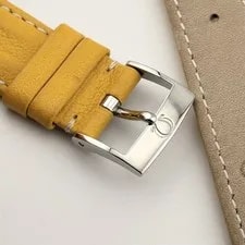 Omega Speedmaster Racing Michael Schumacher Strap 18mm Yellow Unused 2