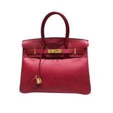 Hermès — Hermes Birkin 30 Vif Cuyere With Dust Keys #OK337 — Handbag — resale