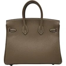 Hermes Birkin 25 K Stamp Etoupe Hardware Dust #OK018 3