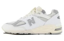 [M990TC2] -- New Balance NB 990 V2 复古系带海盐 织物耐磨 低帮 橡胶跑步鞋 男款 奶白色 4