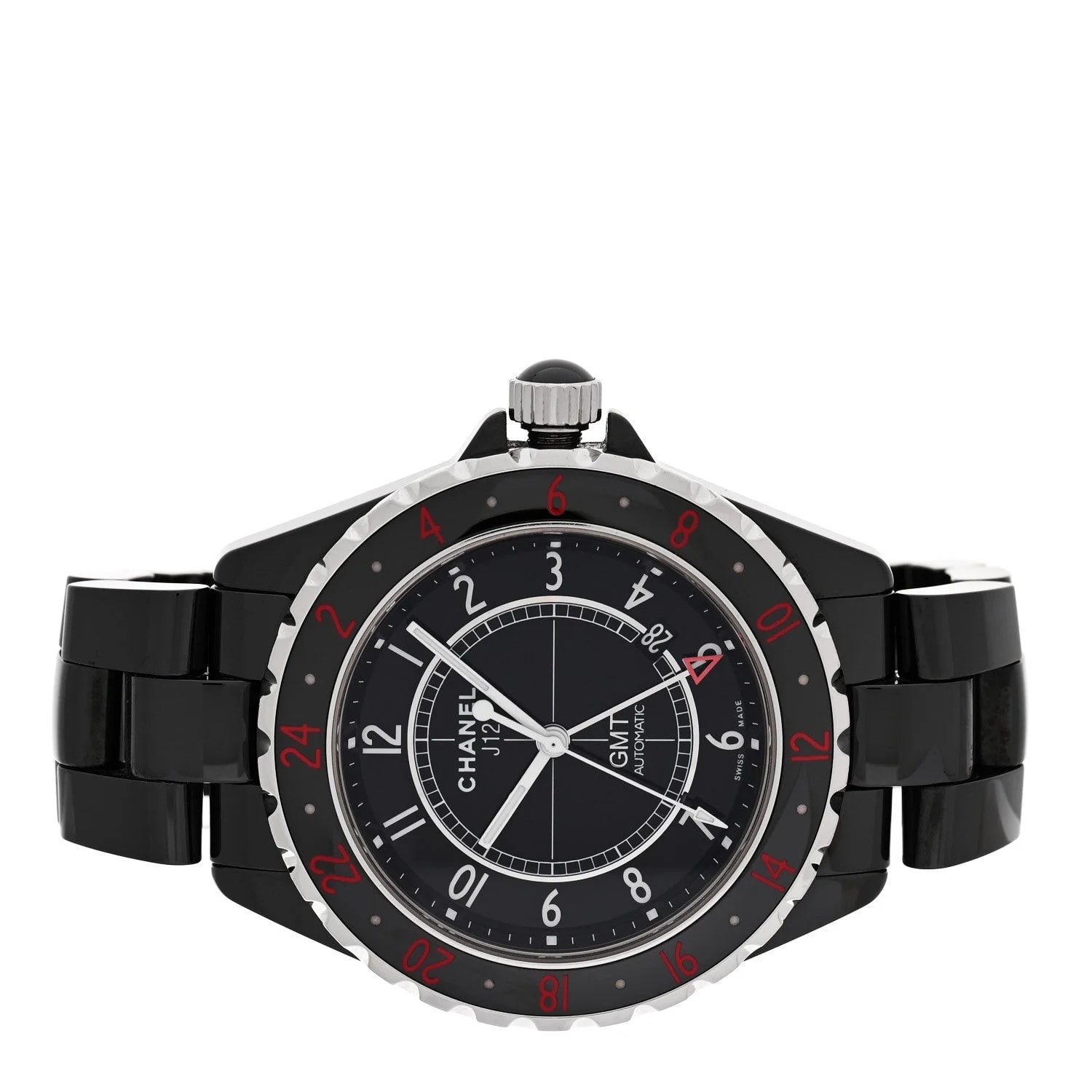 Stainless Steel Ceramic 41mm J12 GMT Automatic Black 2