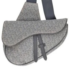 Dior — Dior Bag: Saddle Lame Stitch W26.5×H18×D2cm W/dust ; — Handbag — resale